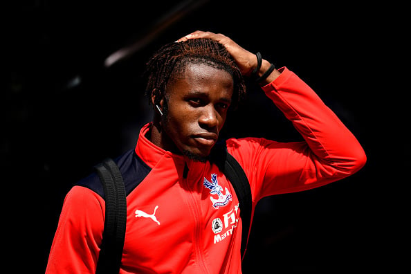  during the Premier League match between Fulham FC and Crystal Palace at Craven Cottage on August 11, 2018 in London, United Kingdom.