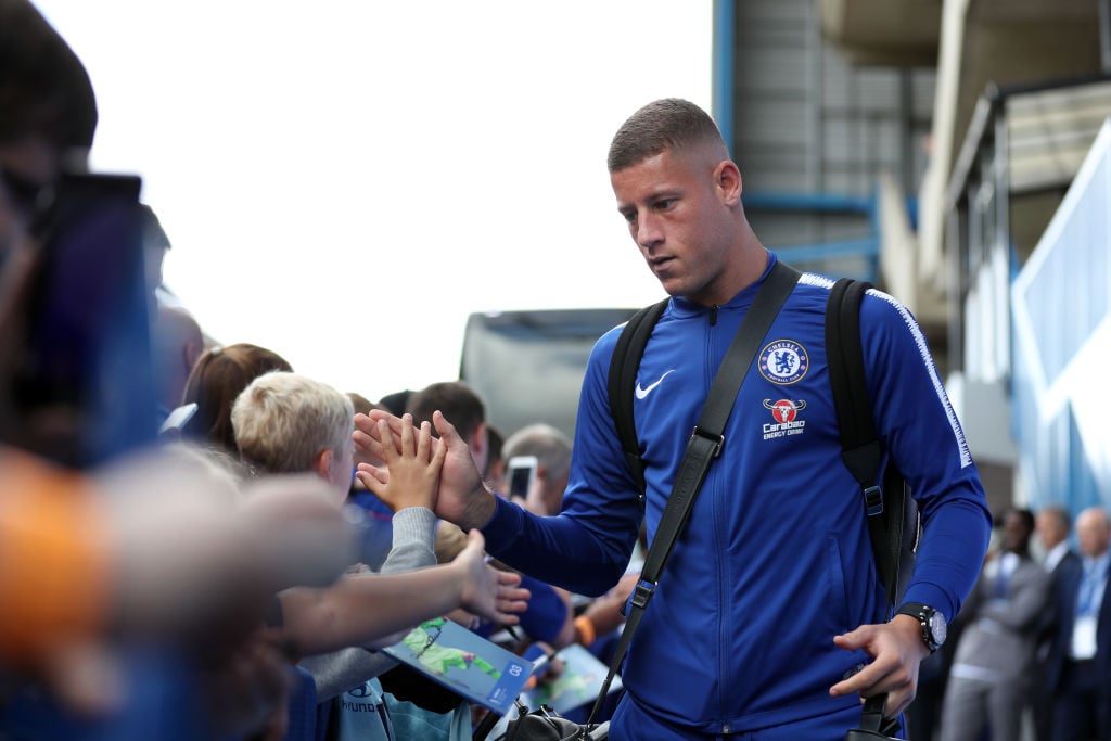  during the Premier League match between Chelsea FC and Cardiff City at Stamford Bridge on September 15, 2018 in London, United Kingdom.