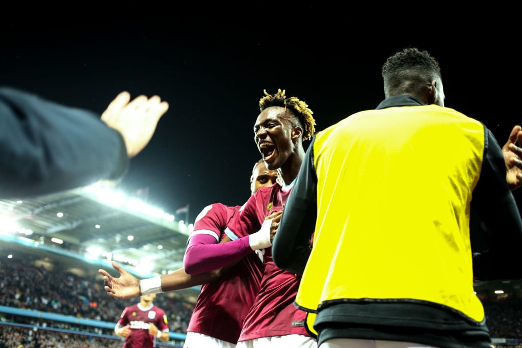 Chelsea fans enthuse over Tammy Abraham's first goal for Aston Villa
