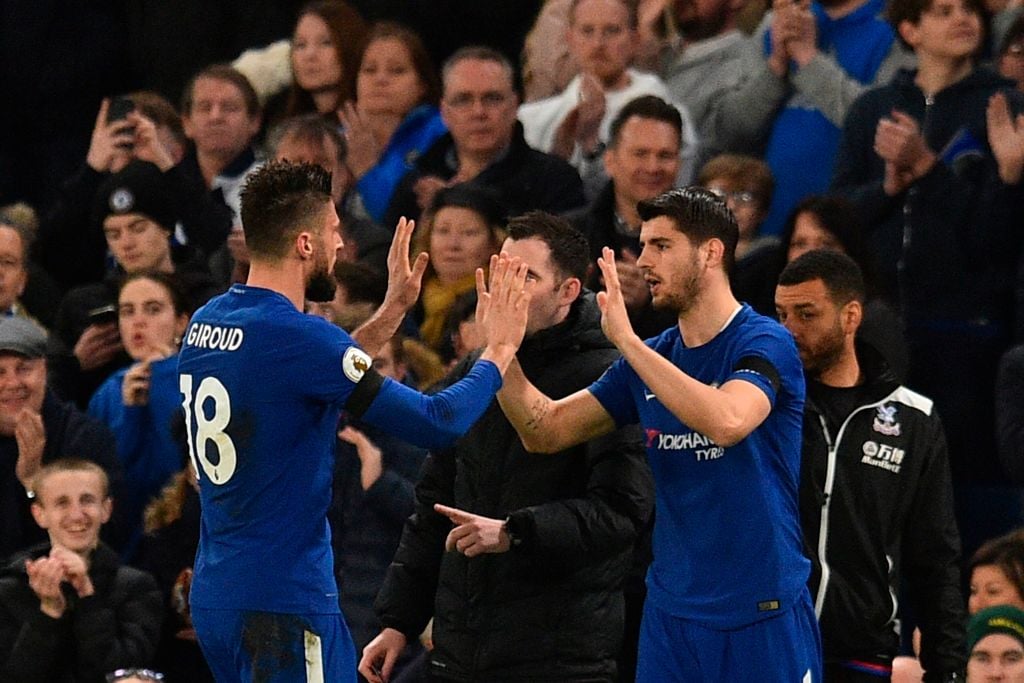 Does Sarri’s decision to start Giroud suggest Morata may have to settle for the bench?
