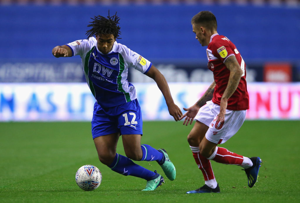 Chelsea fans have high hopes for Reece James after he is named Wigan Athletic's Player of the Month