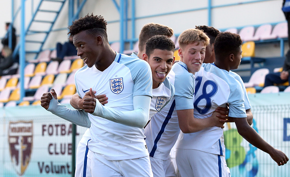 Chelsea fans call for Callum Hudson-Odoi to play after he captains and scores for England Under-19's