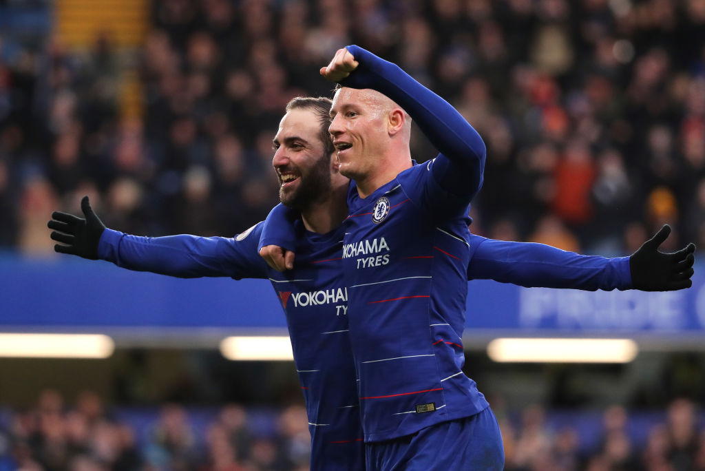 Chelsea fans praised Ross Barkley after his performance against Huddersfield