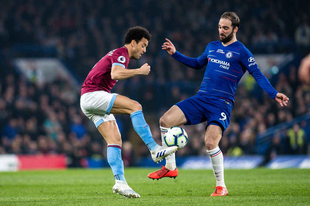 Chelsea fans not impressed with Gonzalo Higuain after West Ham victory