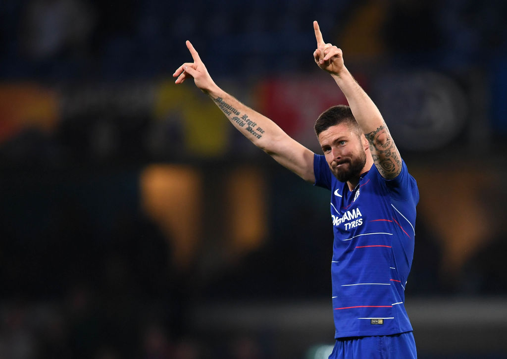 Report: Chelsea trigger Giroud's extension option to 2021 but continue pursuing Mertens