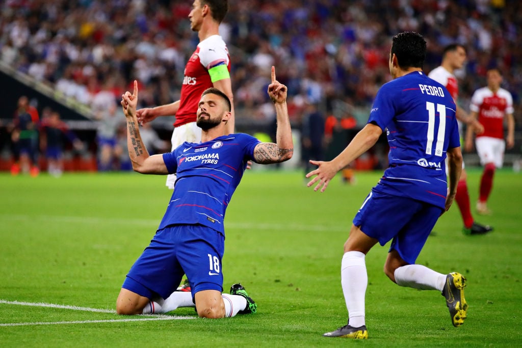Report: Chelsea may listen to offers for Olivier Giroud and Pedro in January