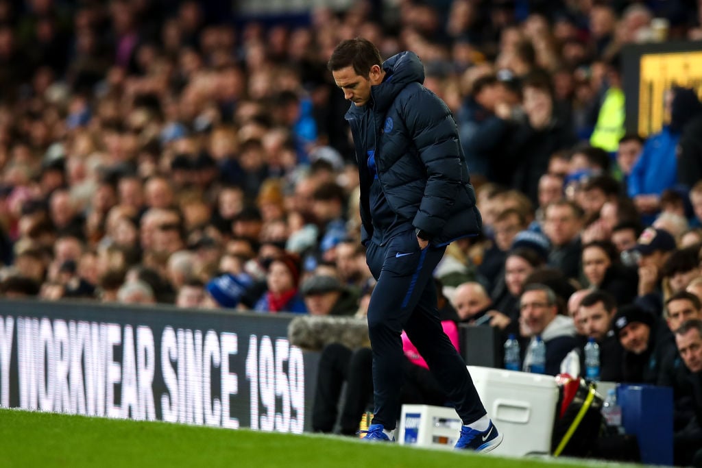 Chelsea fans turn on Frank Lampard following defeat to Everton