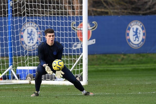 Some Chelsea fans react to Kepa's impressive shot-stopping in Spain training
