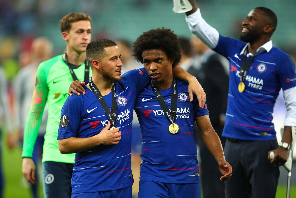 Rudiger speaks about Willian's likely exit and compares him to Hazard