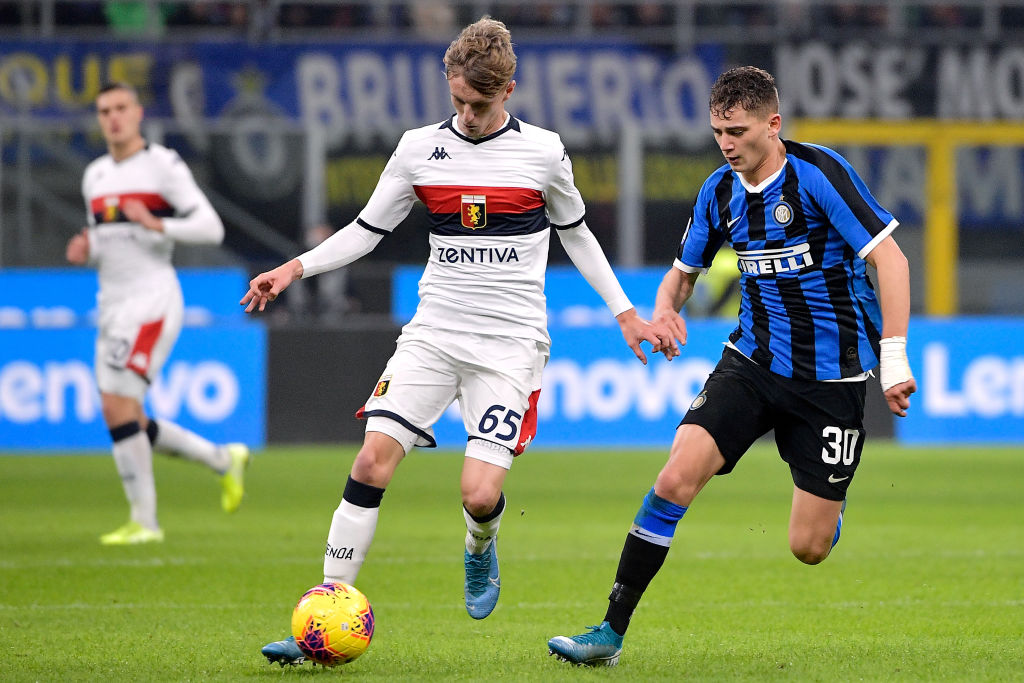 Genoa, Italy. 13 August 2021. Nicolo Rovella of Genoa CFC in