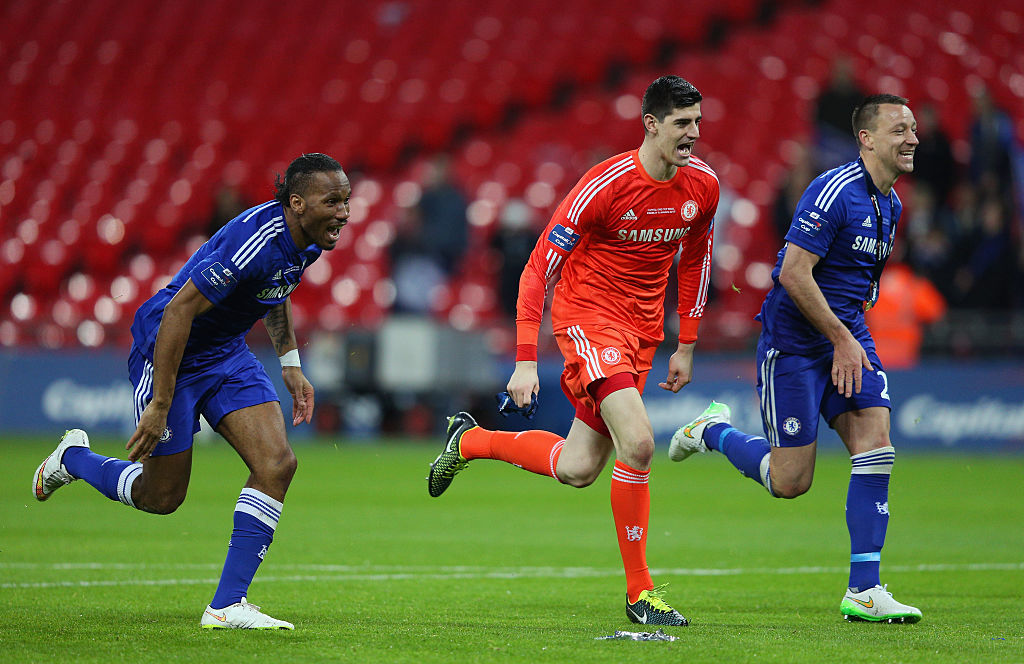 'We were champions': Courtois says he is proud to have played with Drogba and Terry
