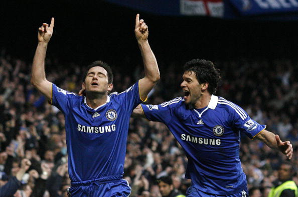 Chelsea's English midfielder Frank Lampa