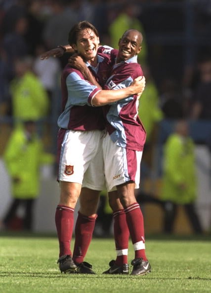 Ian Wright and Frank Lampard