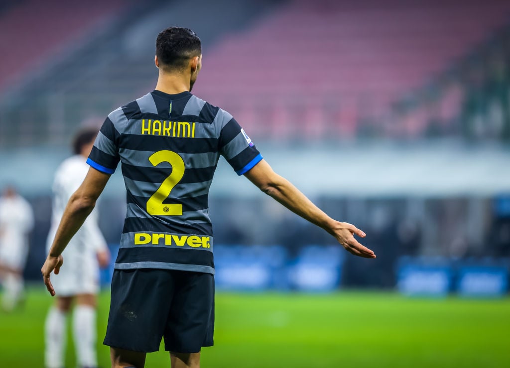 Achraf Hakimi of FC Internazionale reacts during the Serie A