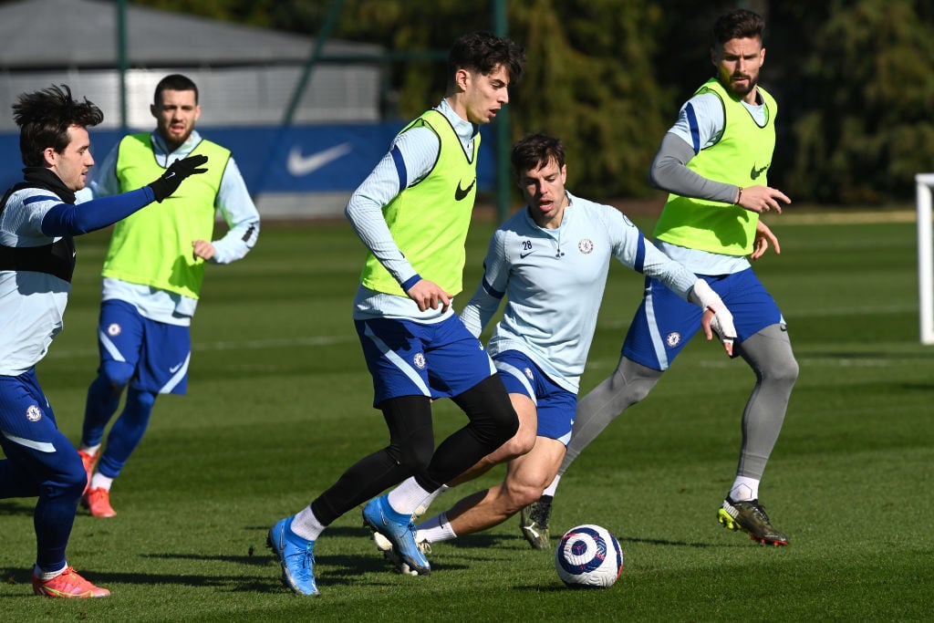 Chelsea Training and Press Conference