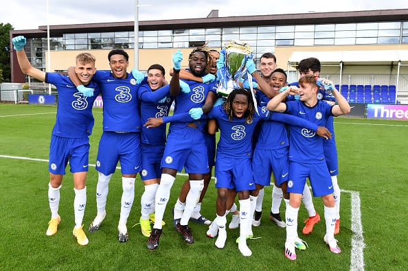 Presentation of the 2019/2020 Premier League 2 Trophy to Chelsea