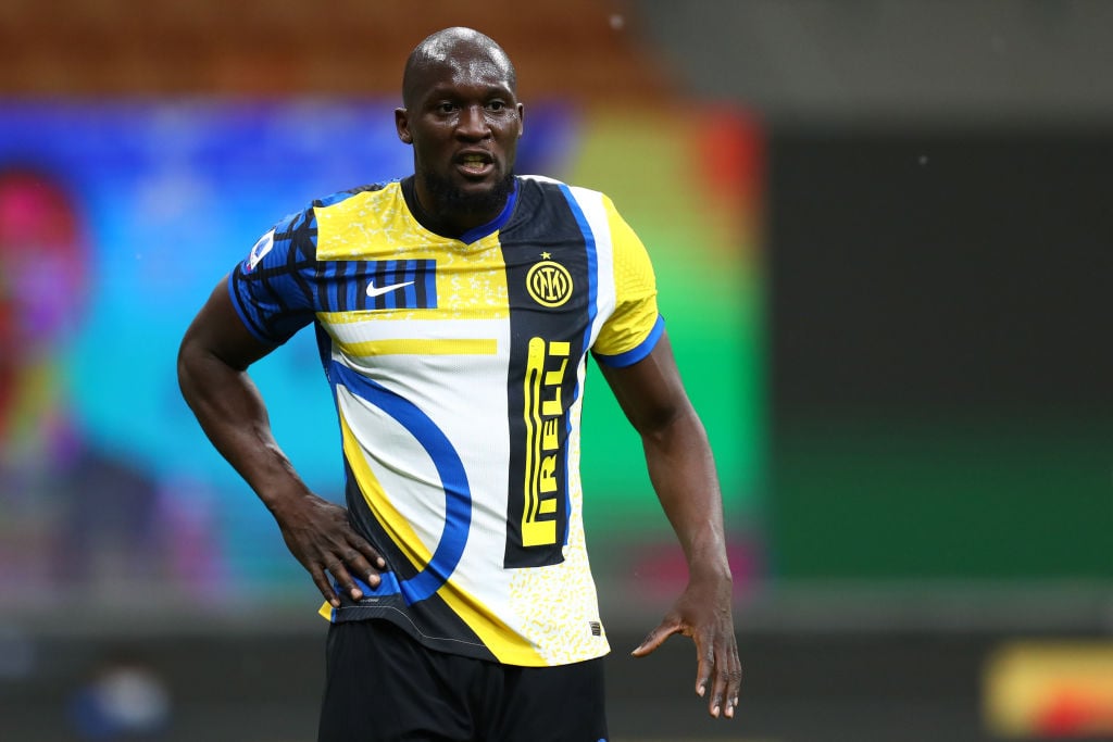 Romelu Lukaku of Fc Internazionale looks on during the