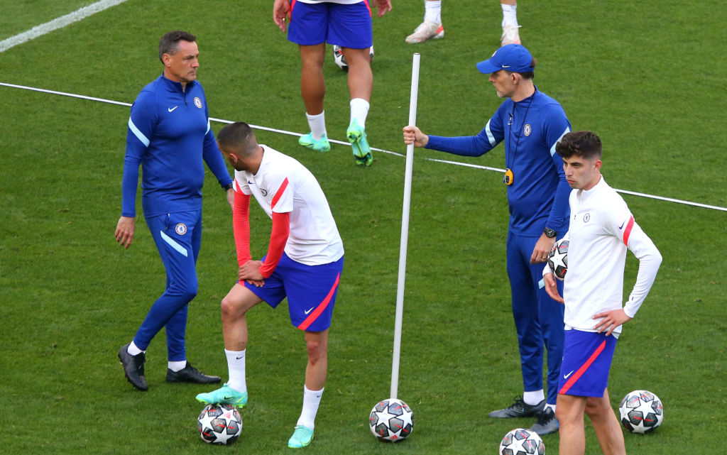 Chelsea FC Training Session and Press Conference - UEFA Champions League Final 2021