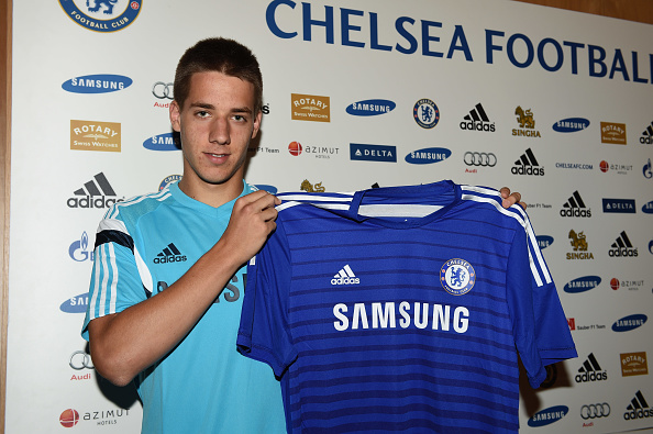 Soccer - Barclays Premier League - Chelsea New Signing Unveiling - Mario Pasalic - Cobham Training Ground