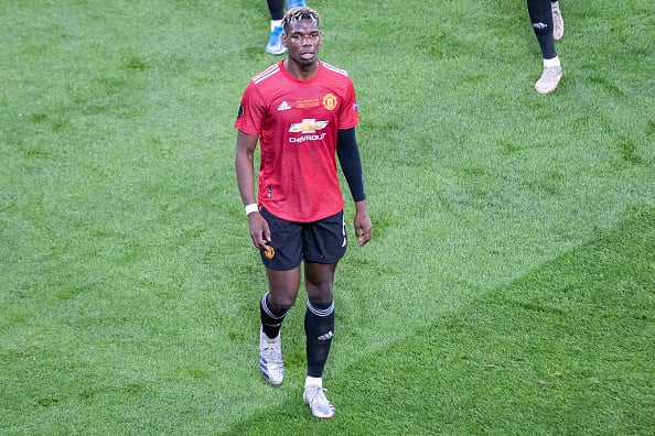 Paul Pogba of Manchester United seen during the UEFA Europa