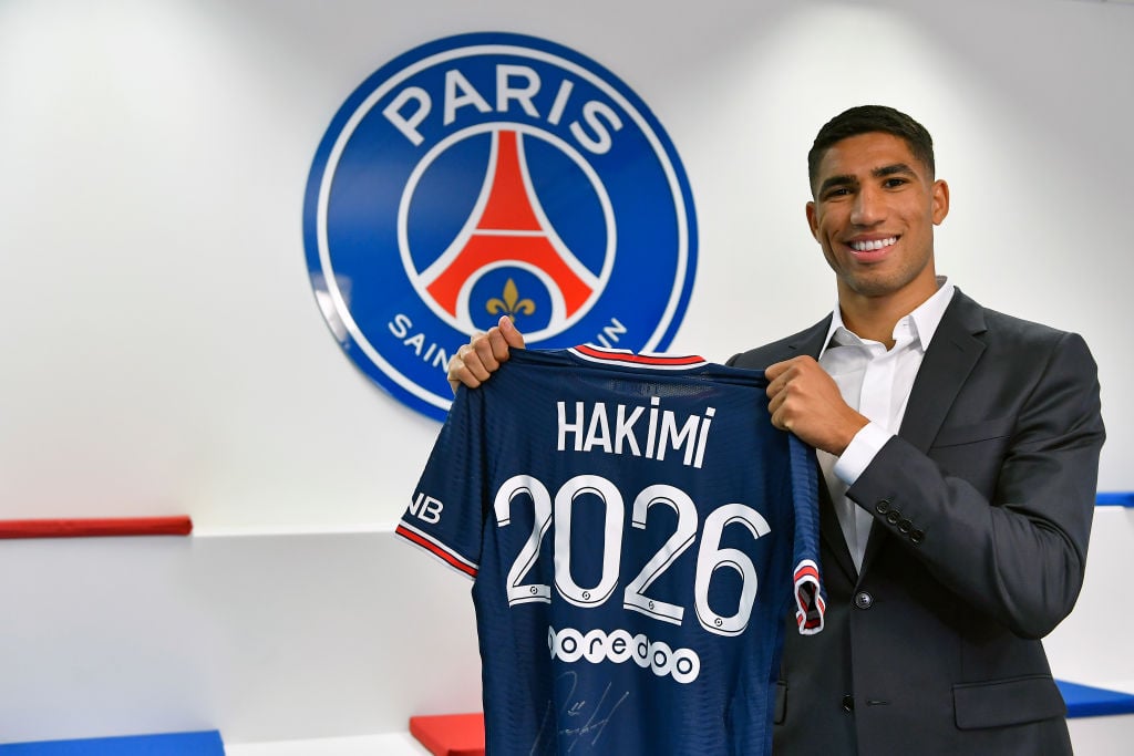 Paris Saint-Germain Unveil New Signing Achraf Hakimi