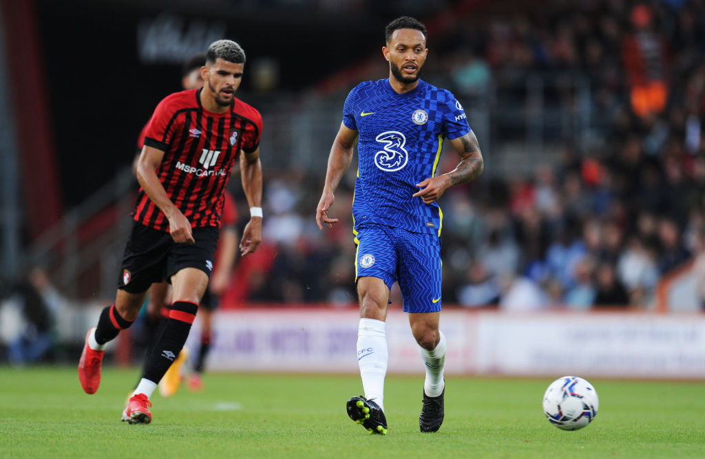 Bournemouth, UK. 27th July, 2021. Lewis Baker of Chelsea during the 2021/22  Pre Season Friendly match between AFC Bournemouth and Chelsea at the  Goldsands Stadium, Bournemouth, England on 27 July 2021. Photo