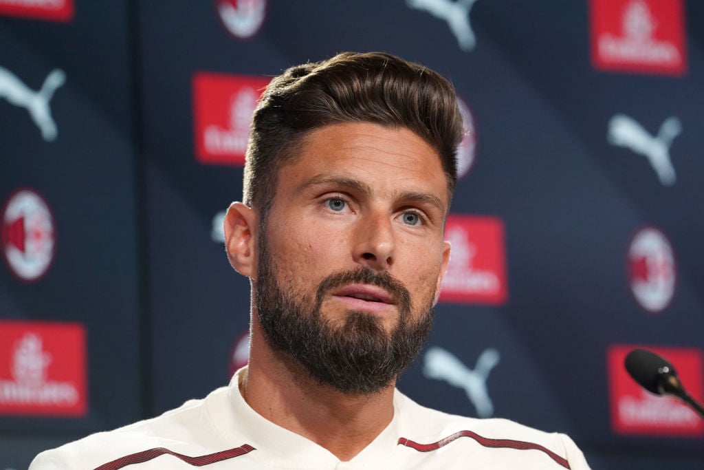 Olivier Giroud says he would like to reunite with former Chelsea teammate at AC Milan