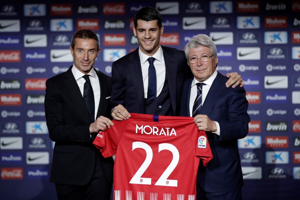 Chelsea striker Morata joins Atletico Madrid