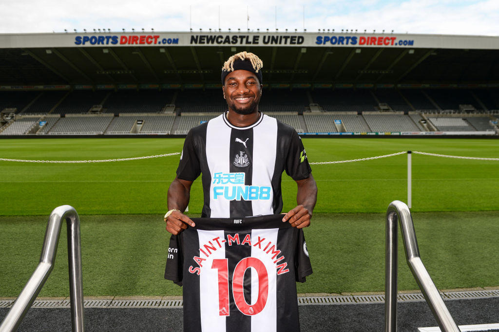 Newcastle United Unveil New Signing Allan Saint-Maximin