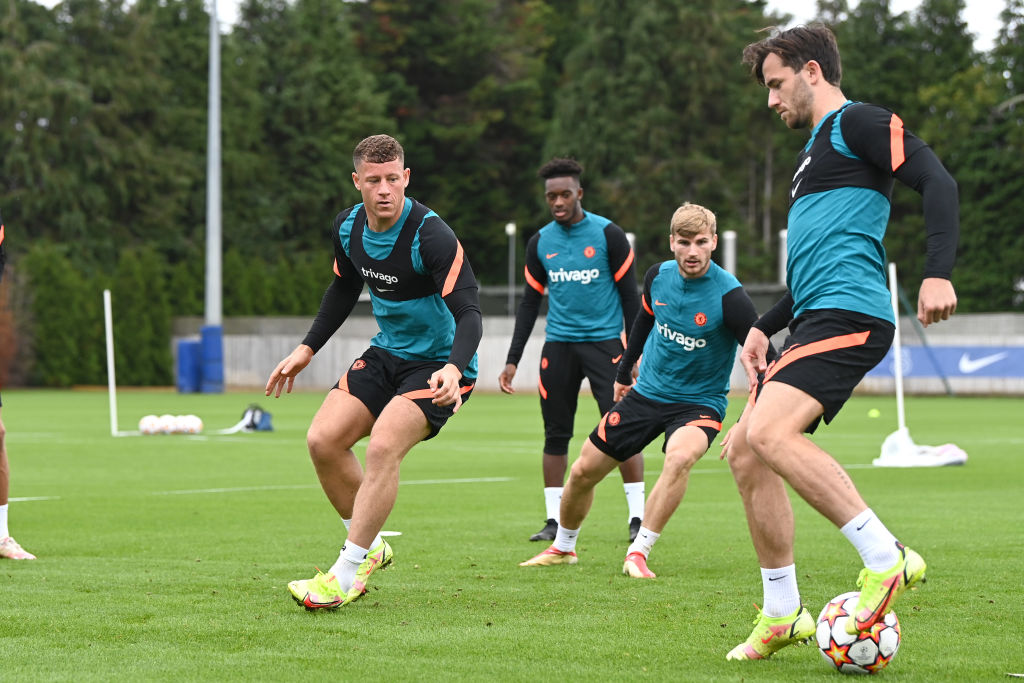 Photos Key Chelsea player back in training on Monday despite his