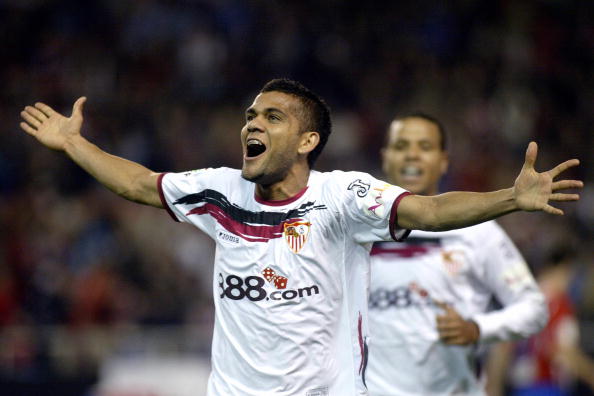 Sevilla's Brazilian Daniel Alves Da Silv