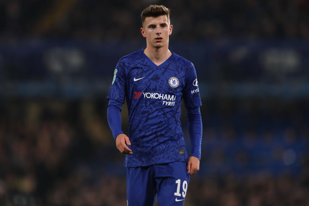 Mason Mount of Chelsea seen in action during the Carabao Cup