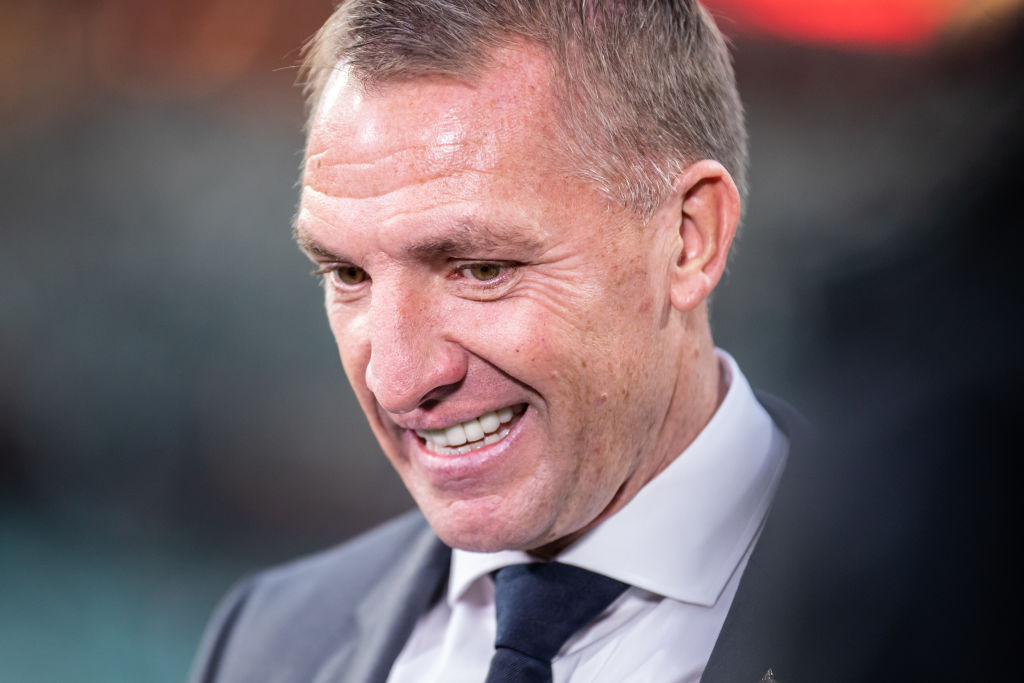 Brendan Rodgers coach of Leicester City FC seen during the