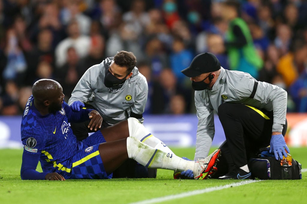 Romelu Lukaku picked up an ankle injury during Chelsea FC v Malmo FF: Group H - UEFA Champions League