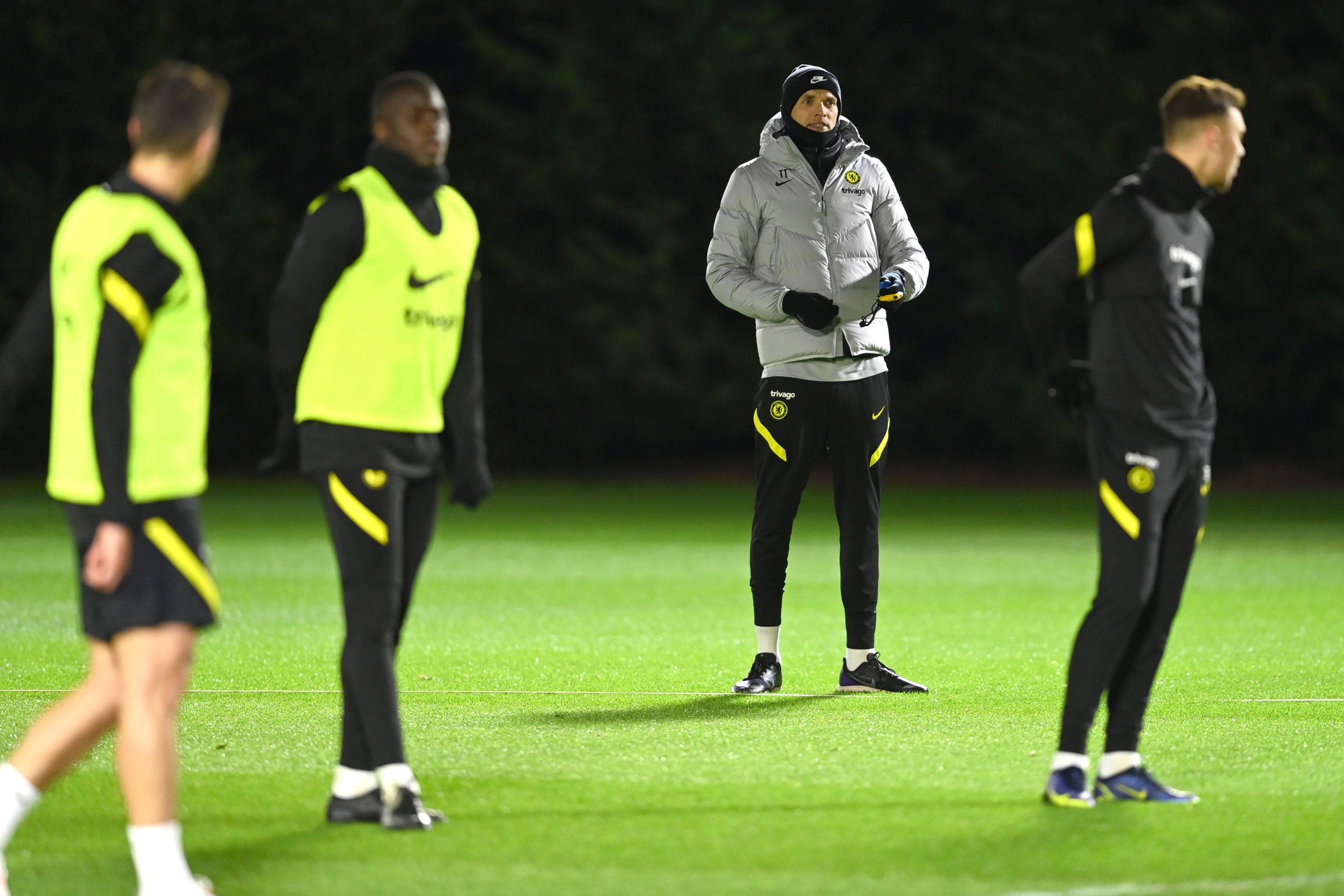 Photos: Chelsea duo back in training as Tuchel calls up academy stars ahead of Brighton clash