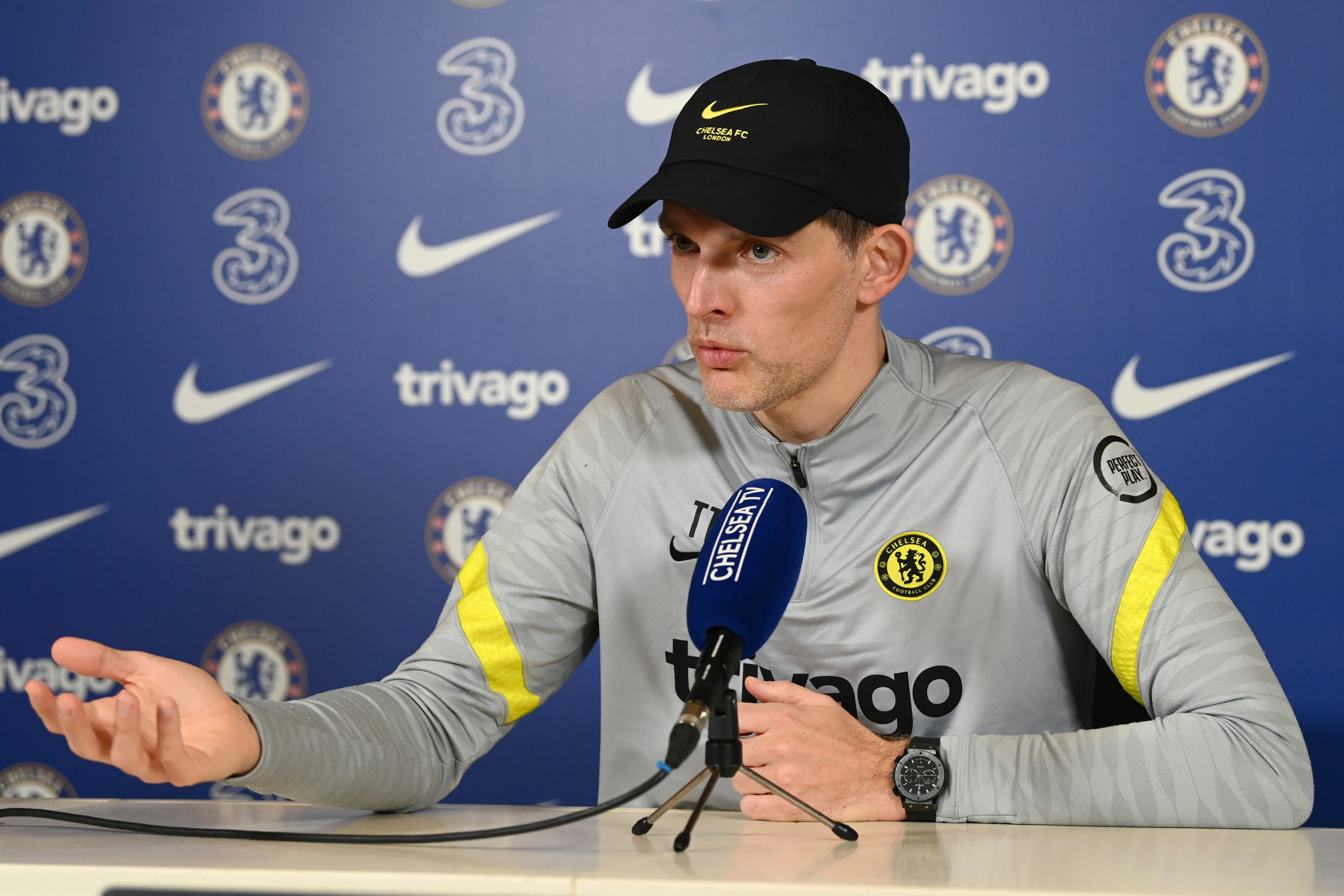Tuchel says he is happy to have two 'quality' backup players at Chelsea