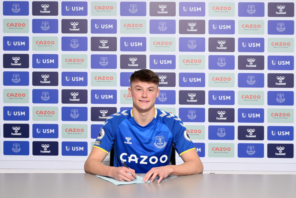 Everton Unveil New Signing Nathan Patterson