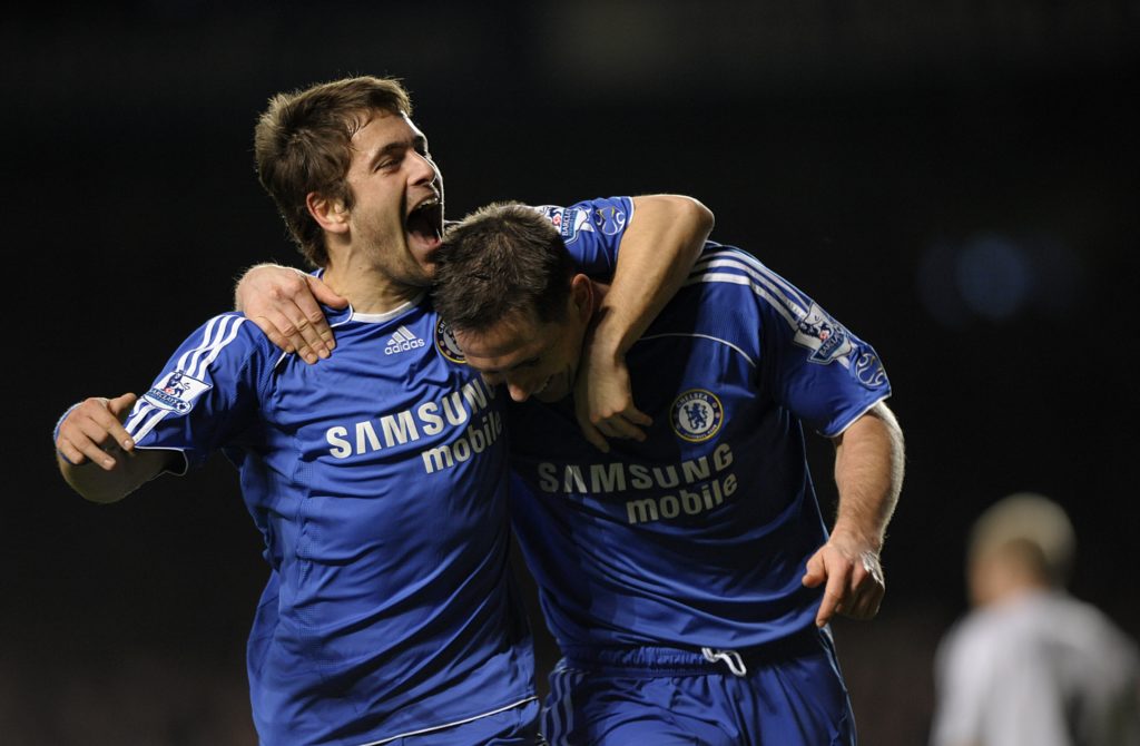 Frank Lampard and Joe Cole for Chelsea