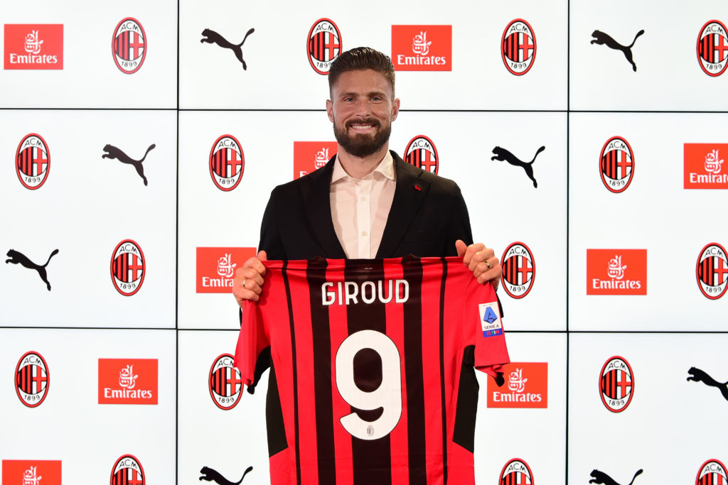 AC Milan Unveil New Signing Olivier Giroud