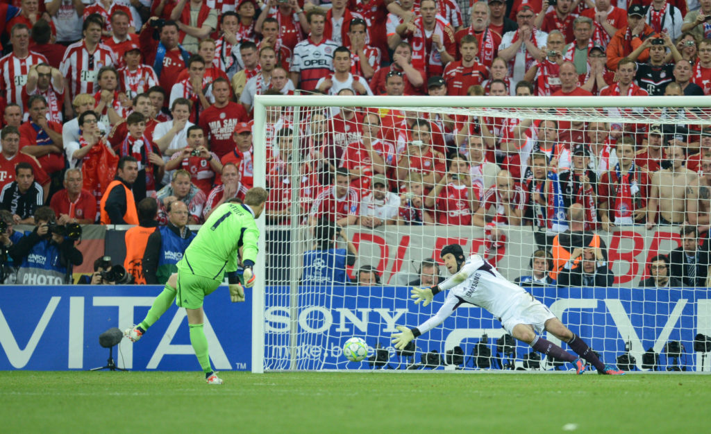 Bayern Munich's German goalkeeper Manuel