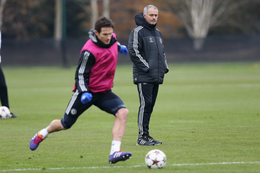 Soccer - UEFA Champions League - Chelsea Training Session - Cobham Training Ground