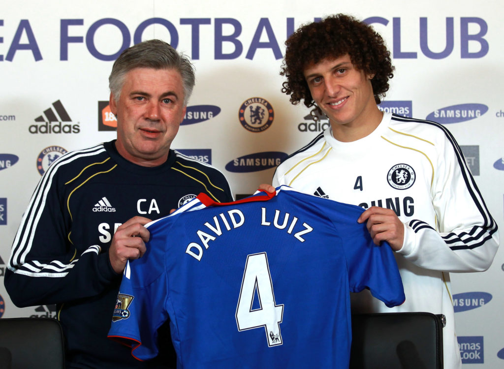 Chelsea Press Conference to announce new signing David Luiz