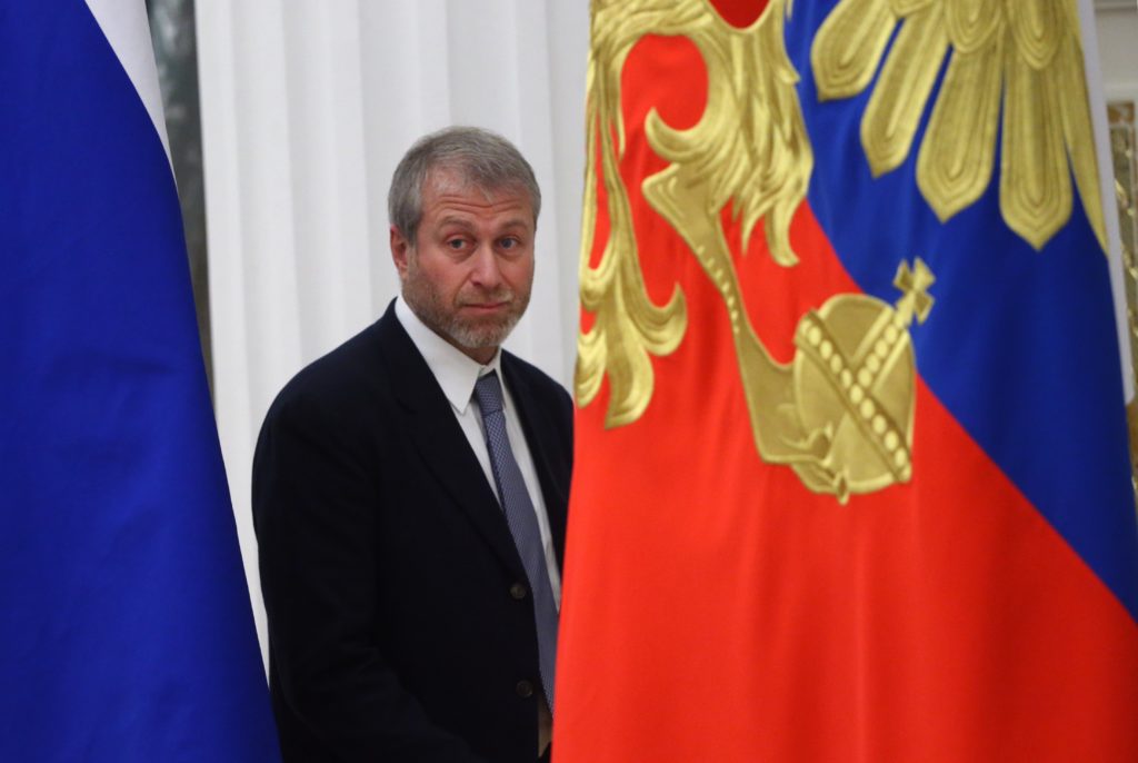 Russian President Vladimir Putin meets top Russian businessmen