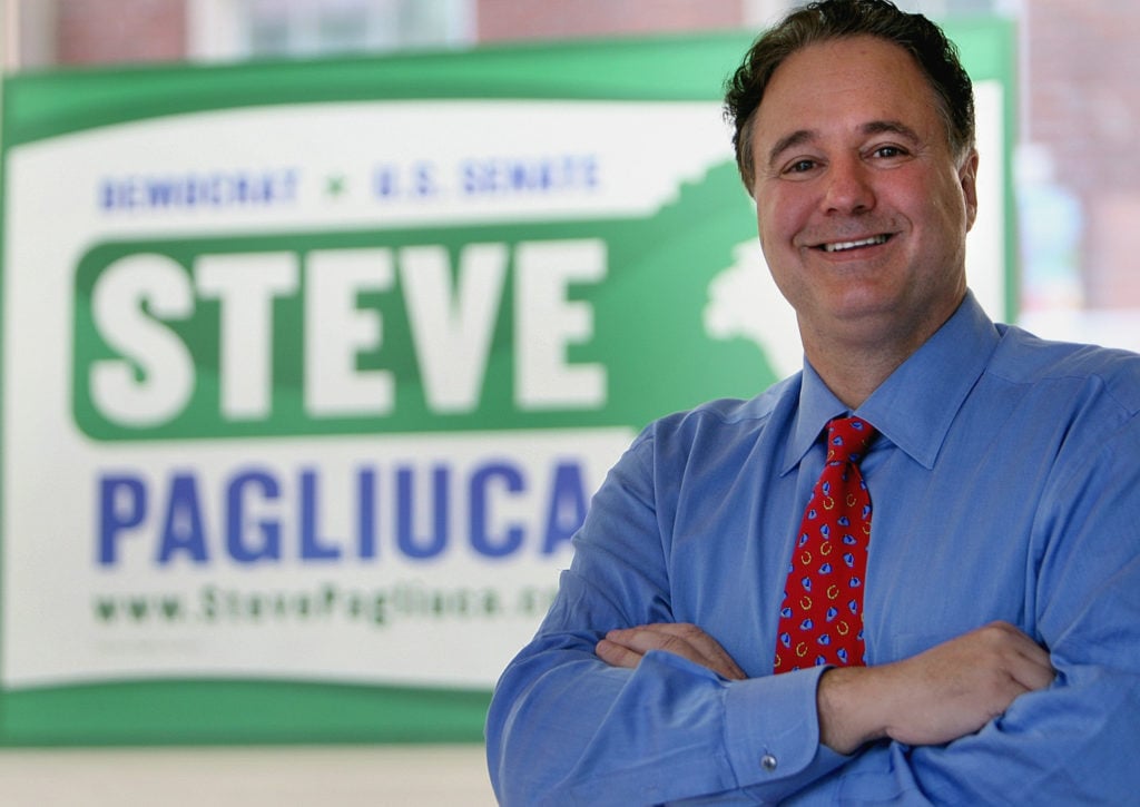 US Senate Candidate Steve Pagliuca At His Cambridge Headquarters