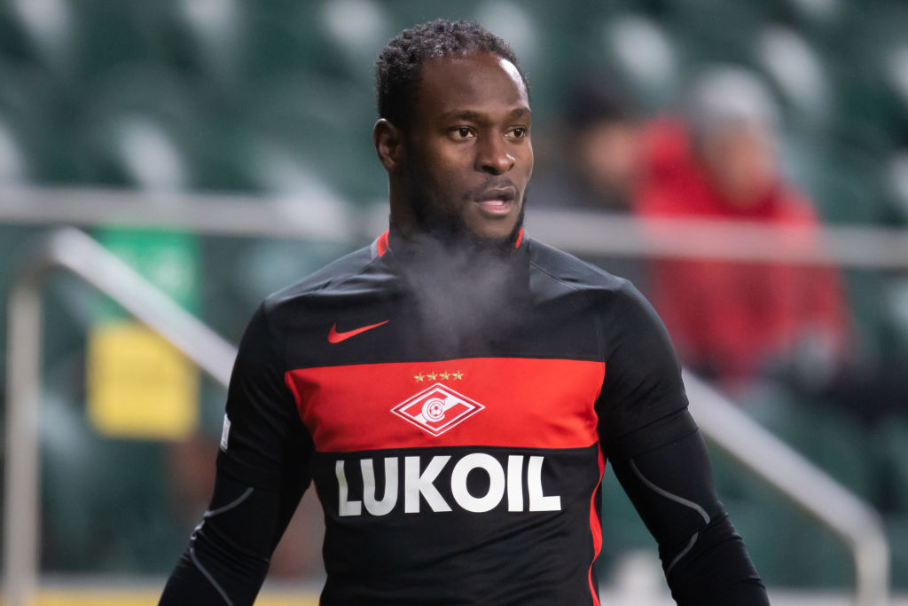 Victor Moses of Spartak seen during the UEFA Europa League...