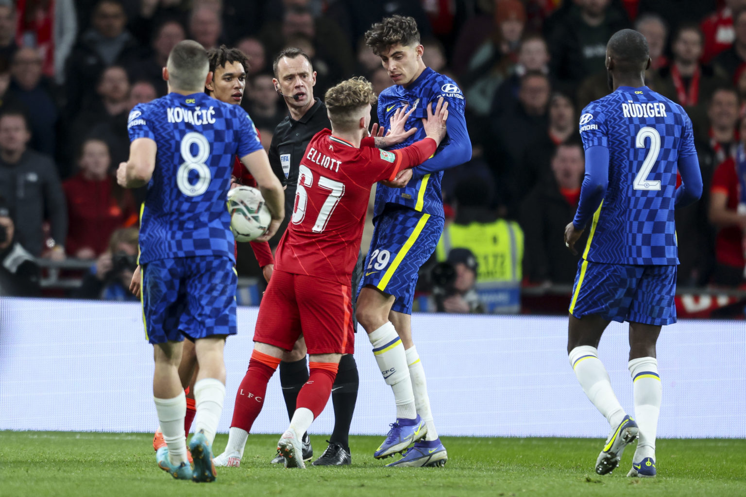 Harvey Elliott Makes Claim About Clashing With Chelsea Star Kai Havertz