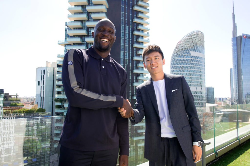 FC Internazionale Unveil Kristjan Asllani & Romelu Lukaku