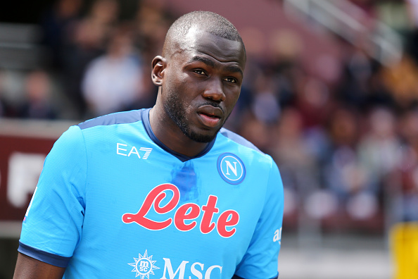 Kalidou Koulibaly of Ssc Napoli  looks on during the Serie A...