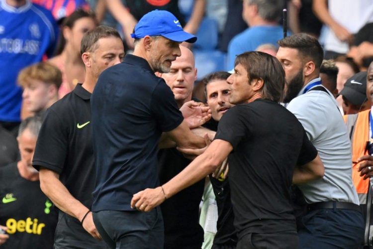 Chelsea boss Tuchel explains what started his full-time clash with Tottenham's Conte