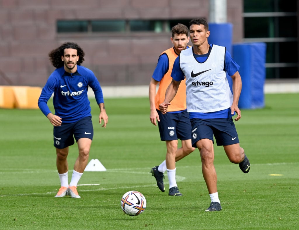 Photos Chelsea Players Back In Training After Tuchels Sacking